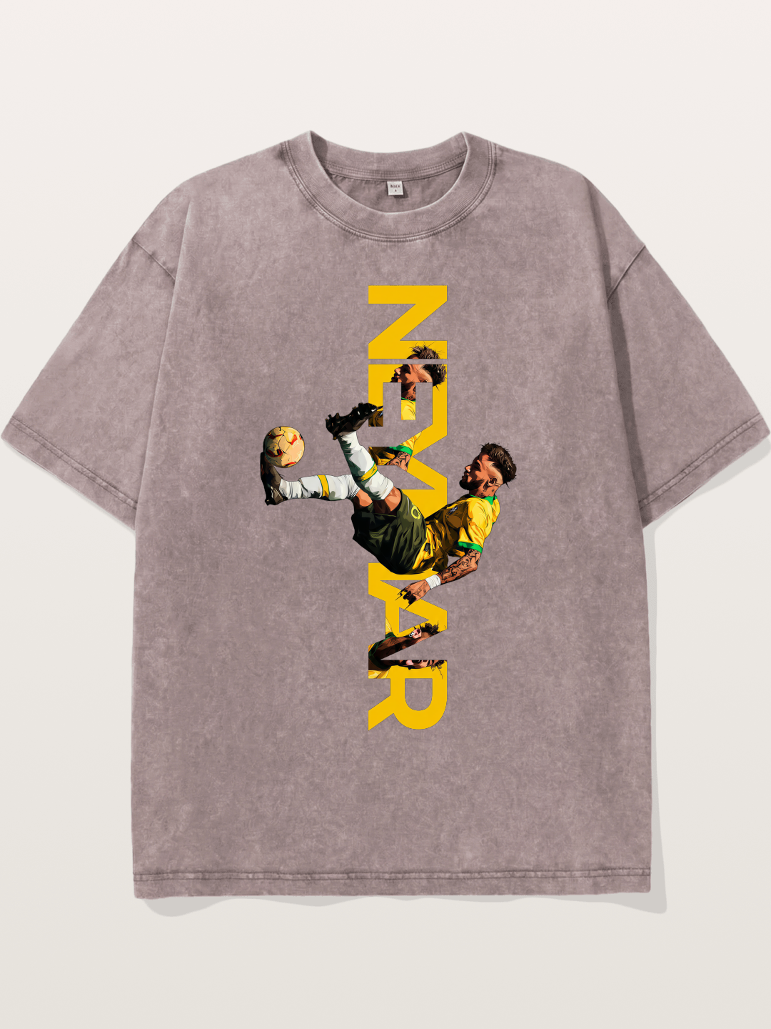 Neymar Brazil Bicycle Kick Washed T-shirt