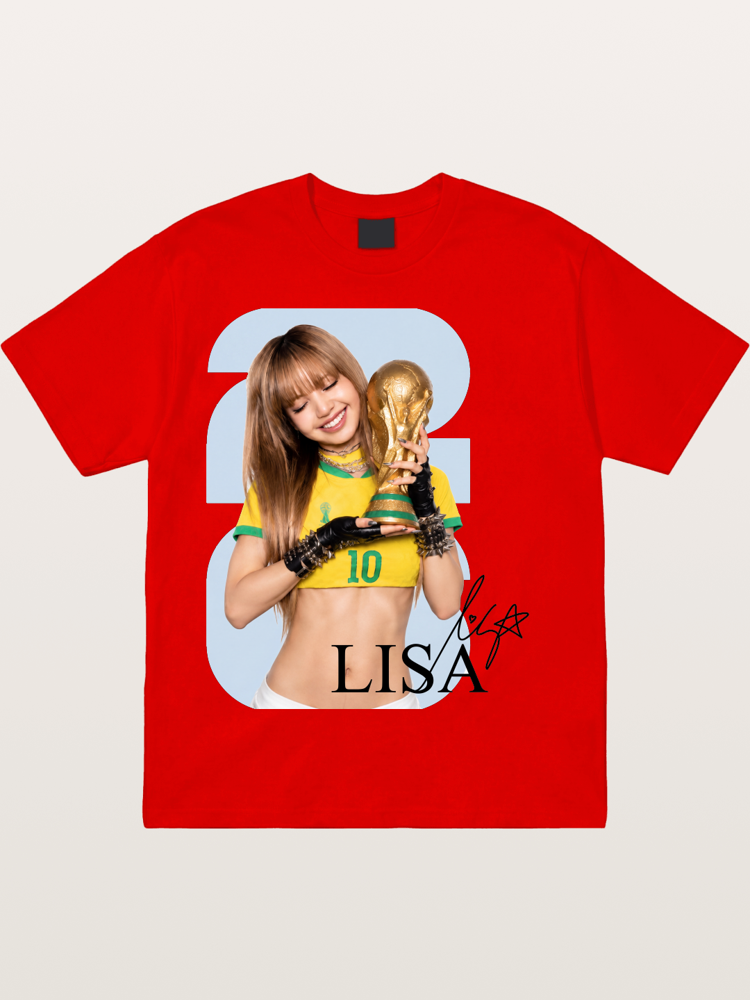Lisa WC Trophy Portrait Cotton T-shirt