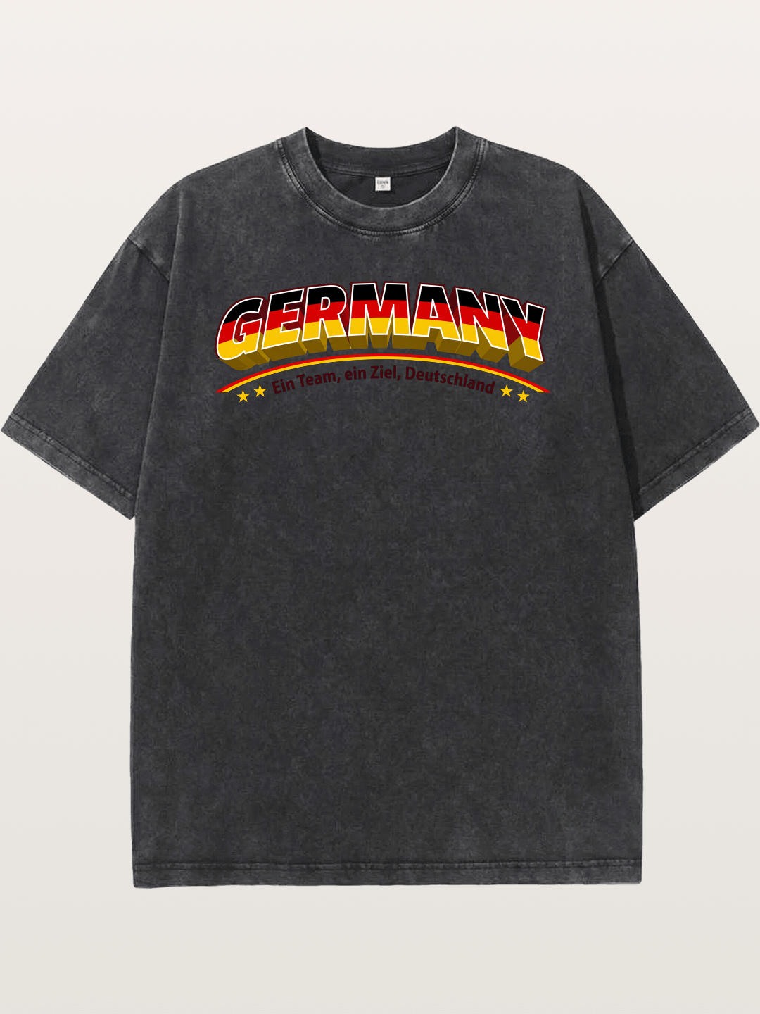 Germany Retro Team Logo WC Washed T-shirt
