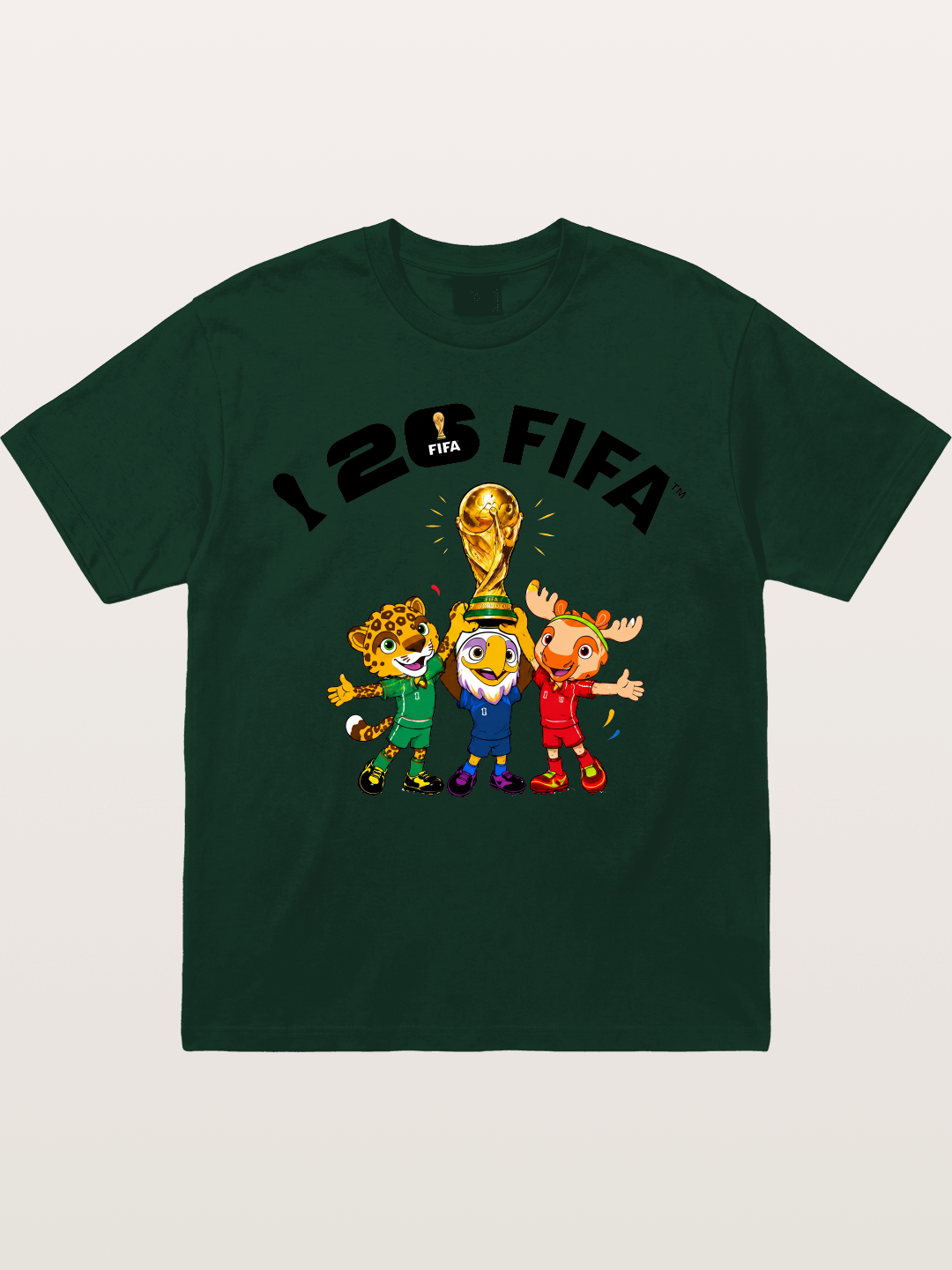 2026 FIFA Mascots Trophy Graphic Gildan T-shirt