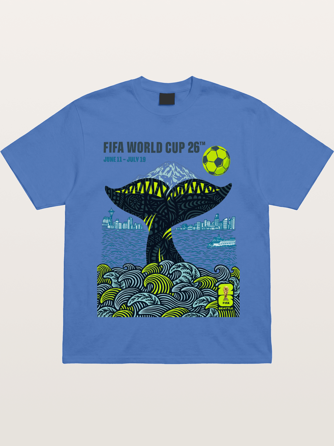 Vancouver 2026 WC Orca Tail Art Gildan T-shirt