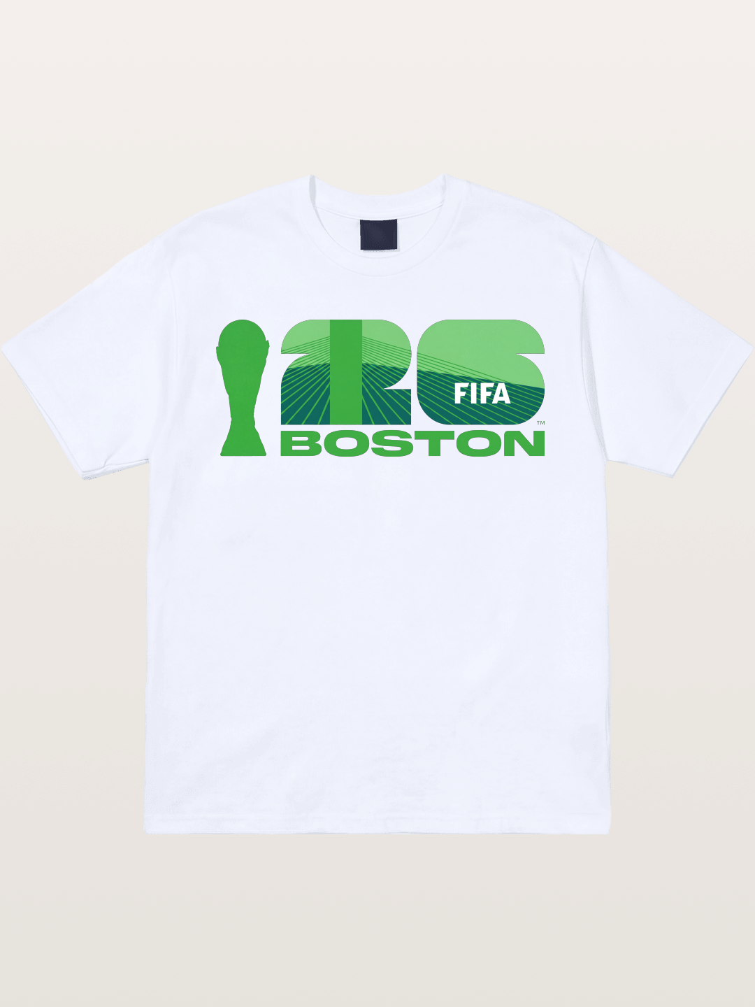 Boston WC 2026 Green Geometric Logo Gildan T-shirt