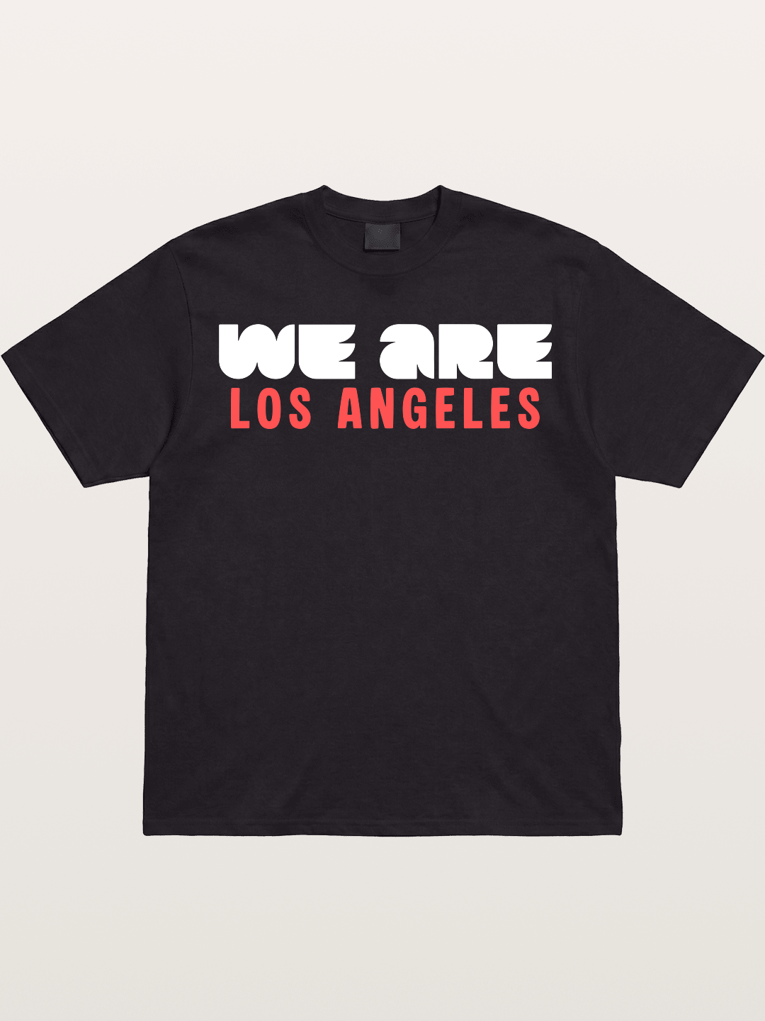 Los Angeles Red-Blue Typo Gildan T-shirt