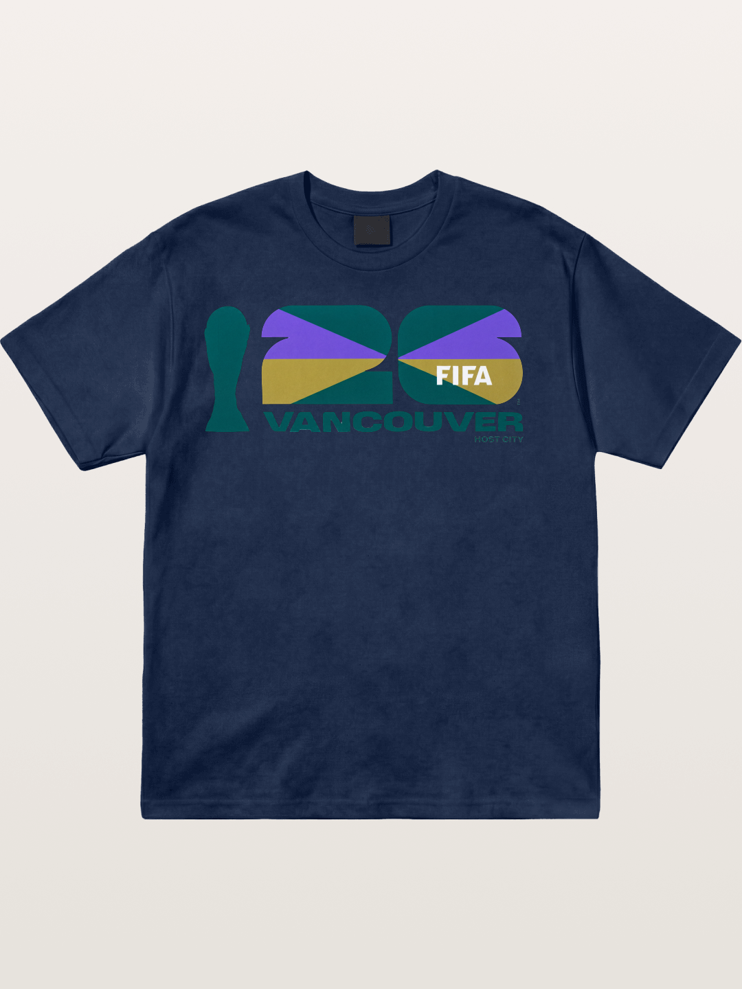 Vancouver 2026 WC Host City Logo Cotton T-shirt