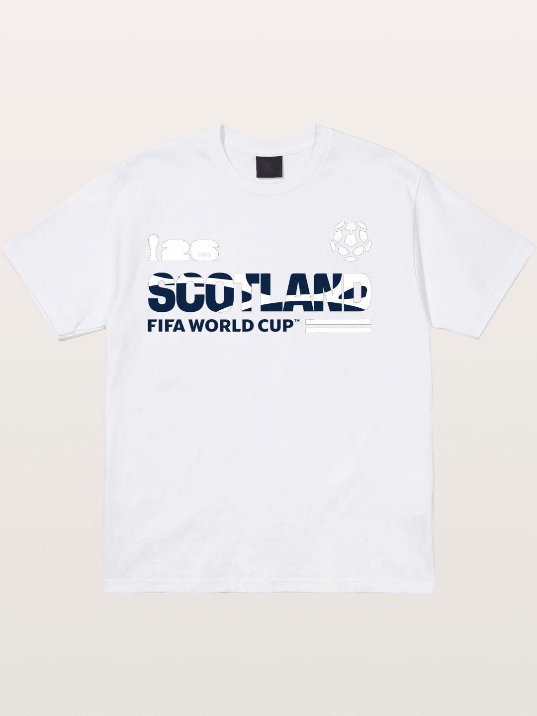 Scotland 2026 World Cup Logo Cotton T-shirt