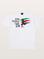 2026 WC Soccer Player Color Stripes Cotton T-shirt