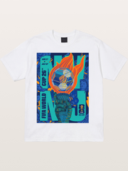 NYNJ WC 2026 Liberty Torch Soccer Cotton T-shirt