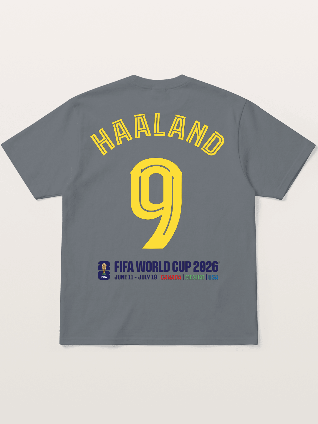 Haaland 9 World Cup 2026 Cotton T-shirt