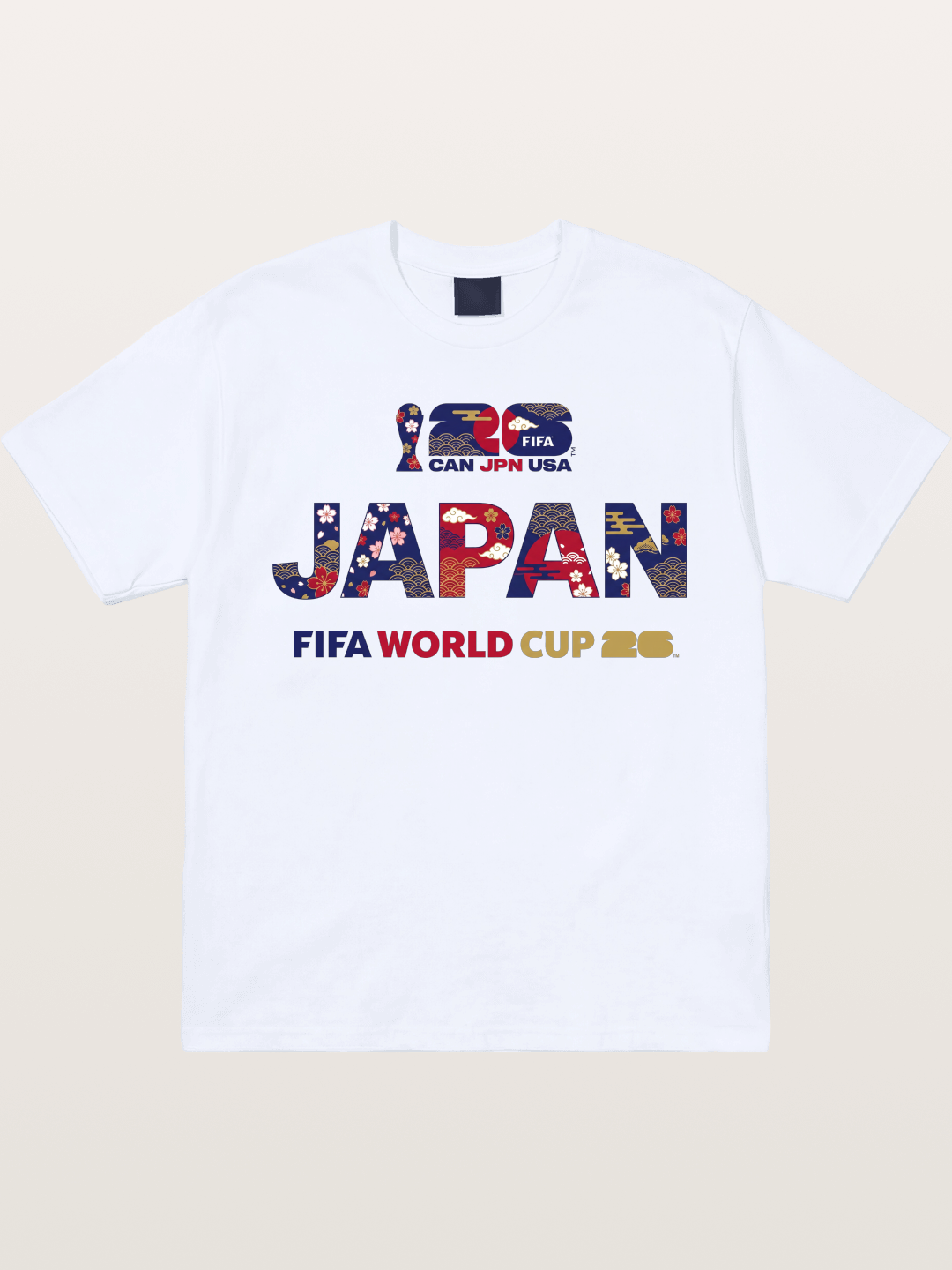 2026 World Cup Japan Sakura Typo Gildan T-shirt