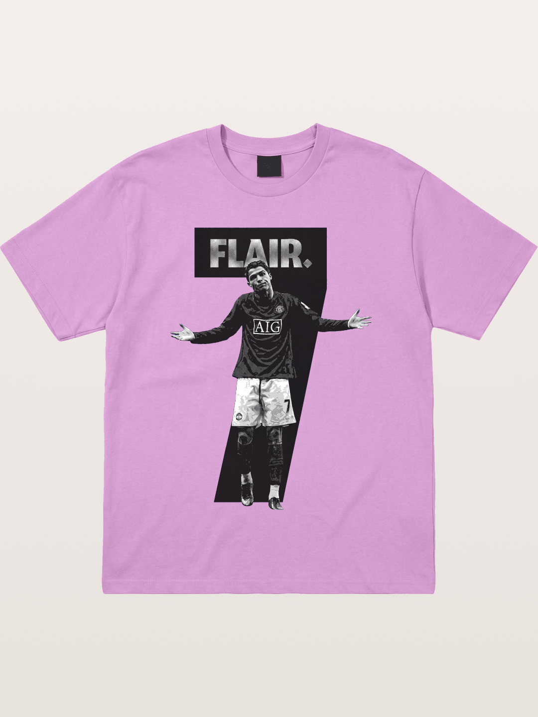 Ronaldo Black And White Number 7 Gildan T-shirt