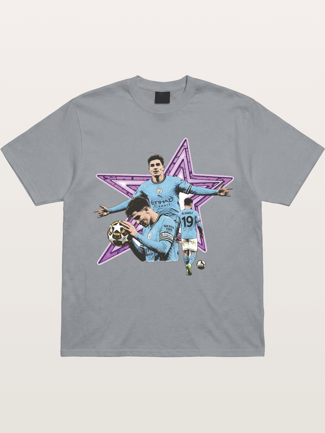 Manchester City Star Collage Gildan T-shirt