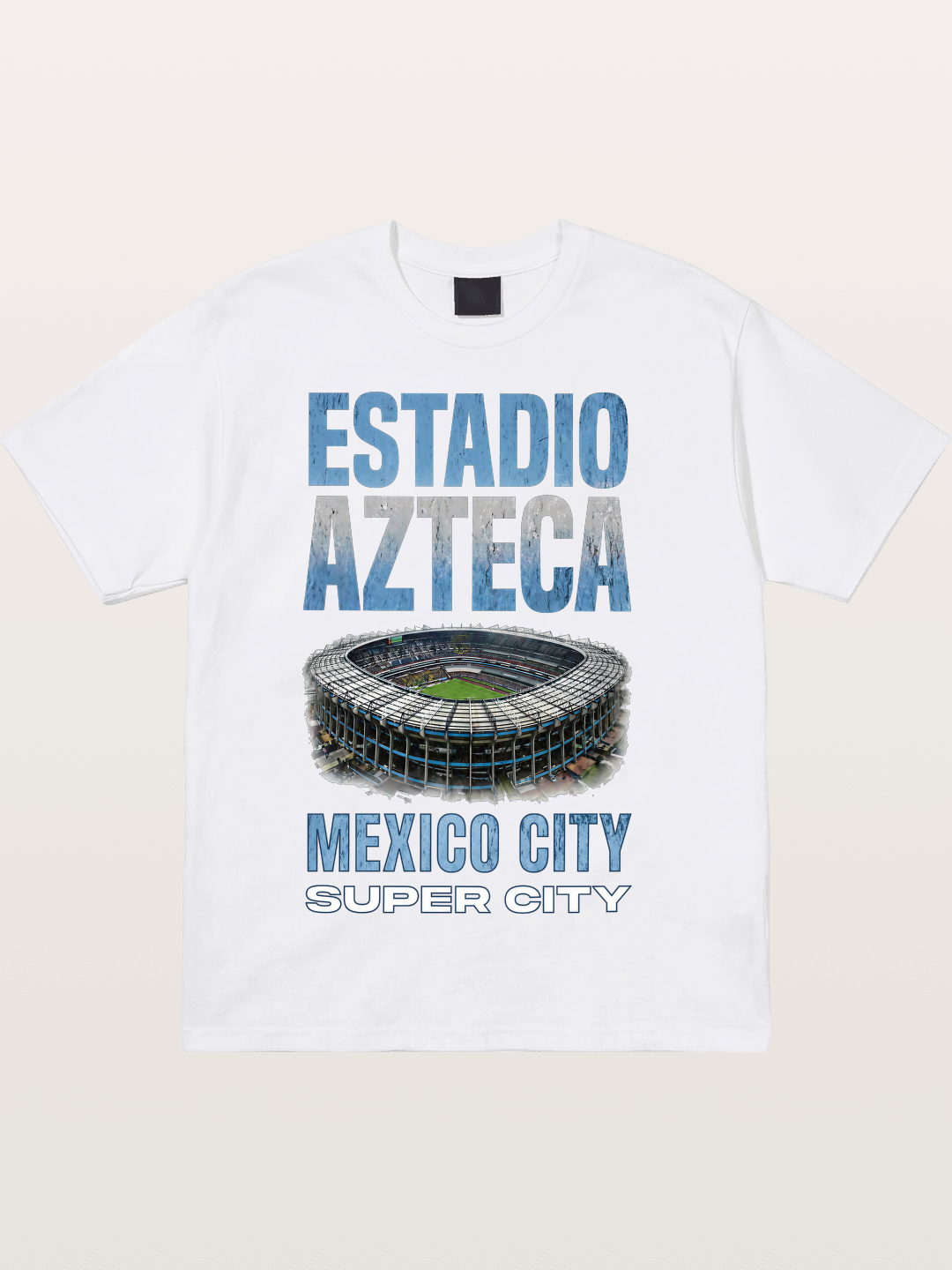 Estadio Azteca WC Print Cotton T-shirt
