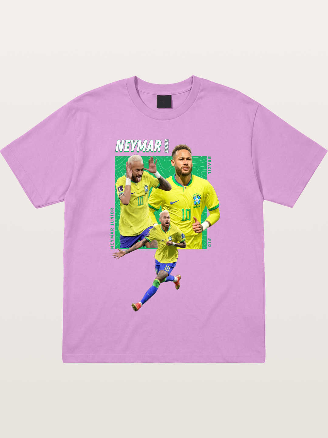 Neymar Collage Brazil Poster Gildan T-shirt