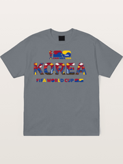 Korea 2026 Folk Ornament Design Cotton T-shirt