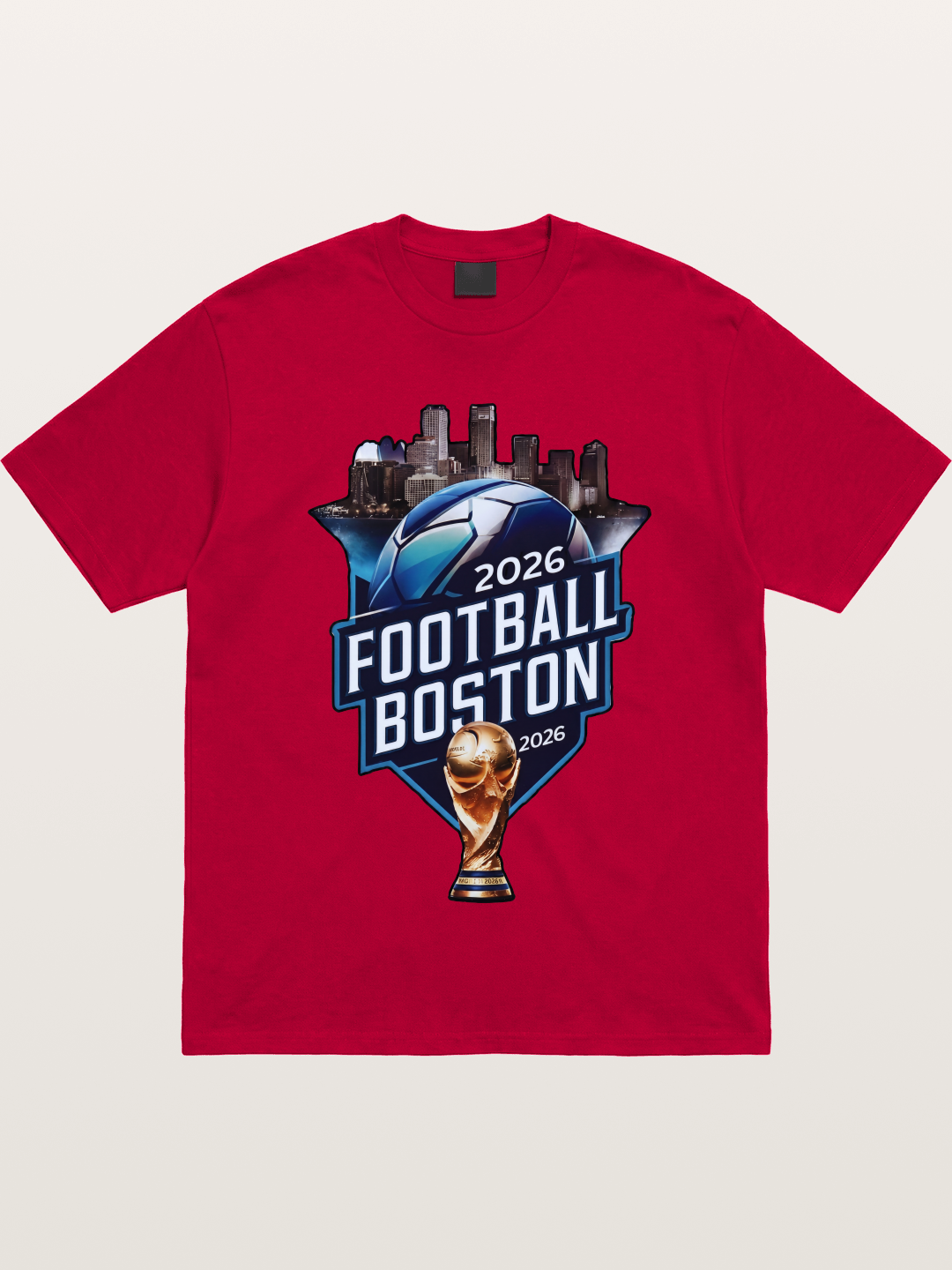 Boston 2026 World Cup City Badge Gildan T-shirt
