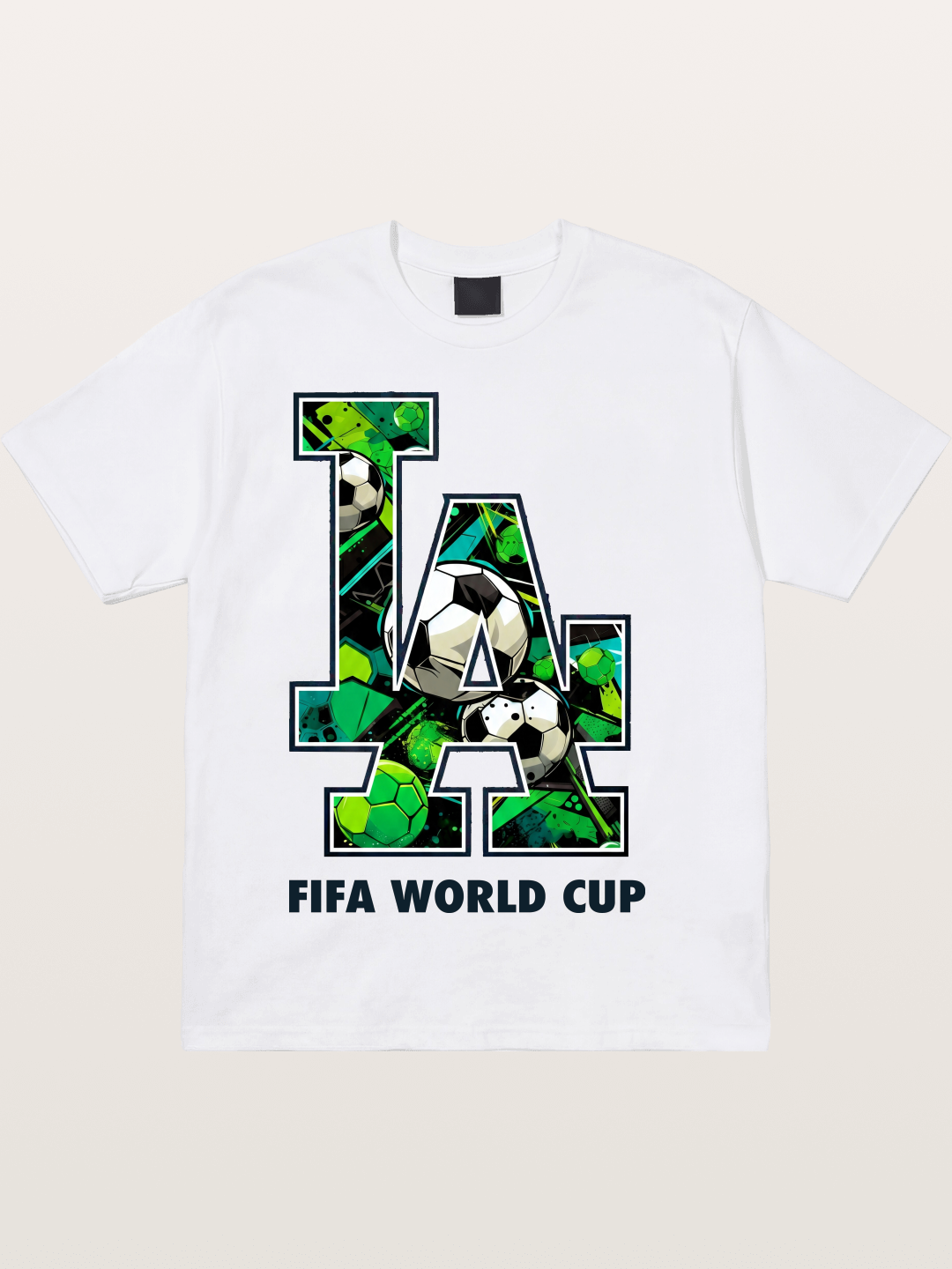 LA 2026 World Cup Soccer Graffiti Cotton T-shirt