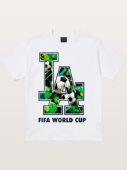 LA 2026 World Cup Soccer Graffiti Cotton T-shirt