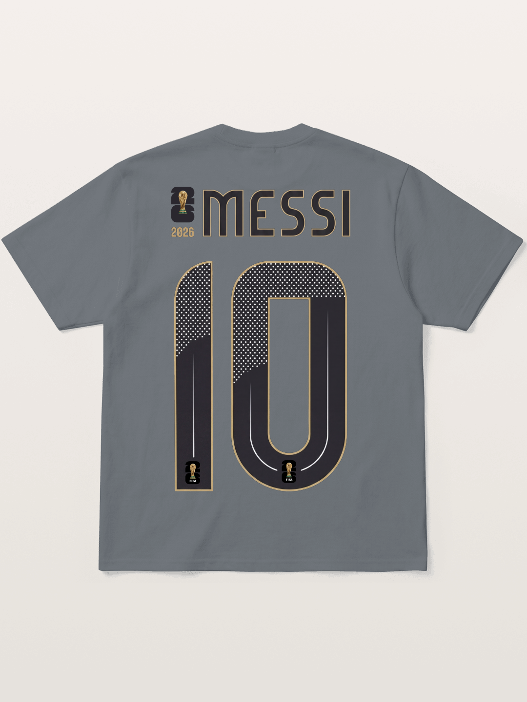 Argentina 10 Messi 2026 WC Cotton T-shirt