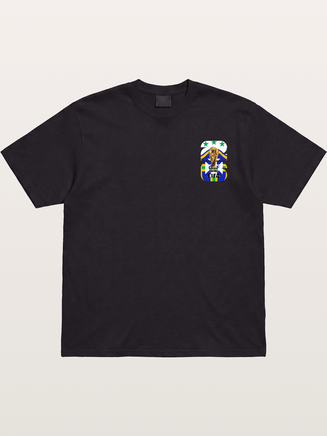 FIFA World Cup Brazil Five Stars Cotton T-shirt