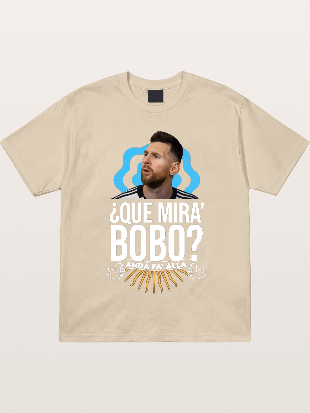 Messi Argentina Sun Design Gildan T-shirt