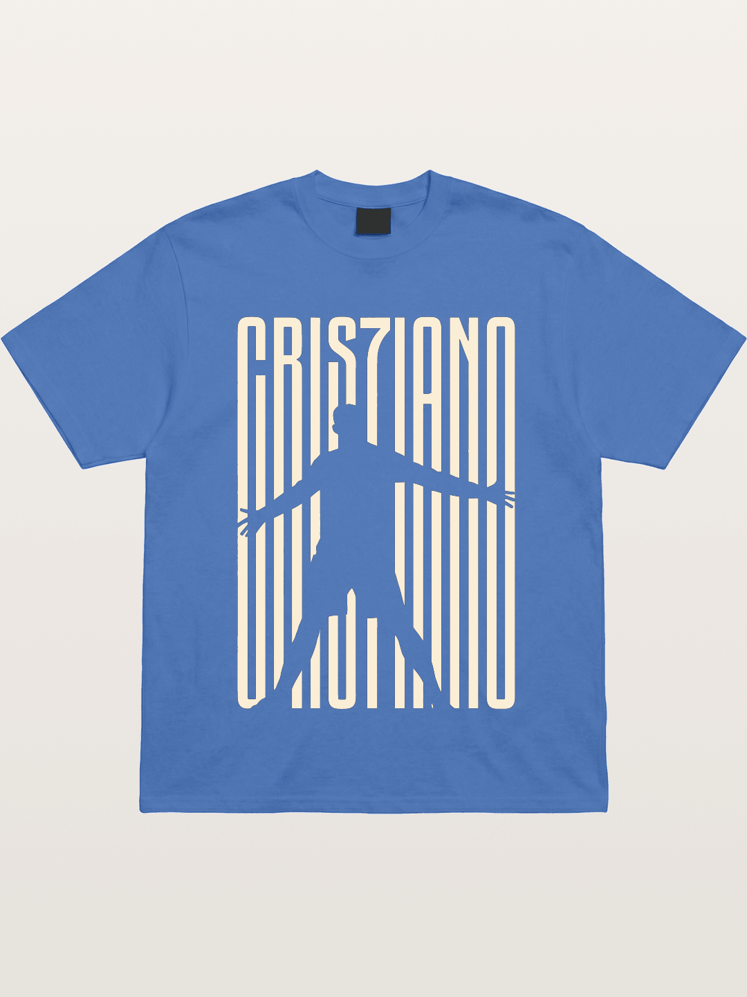 Cristiano Ronaldo Celebration Silhouette Gildan T-shirt