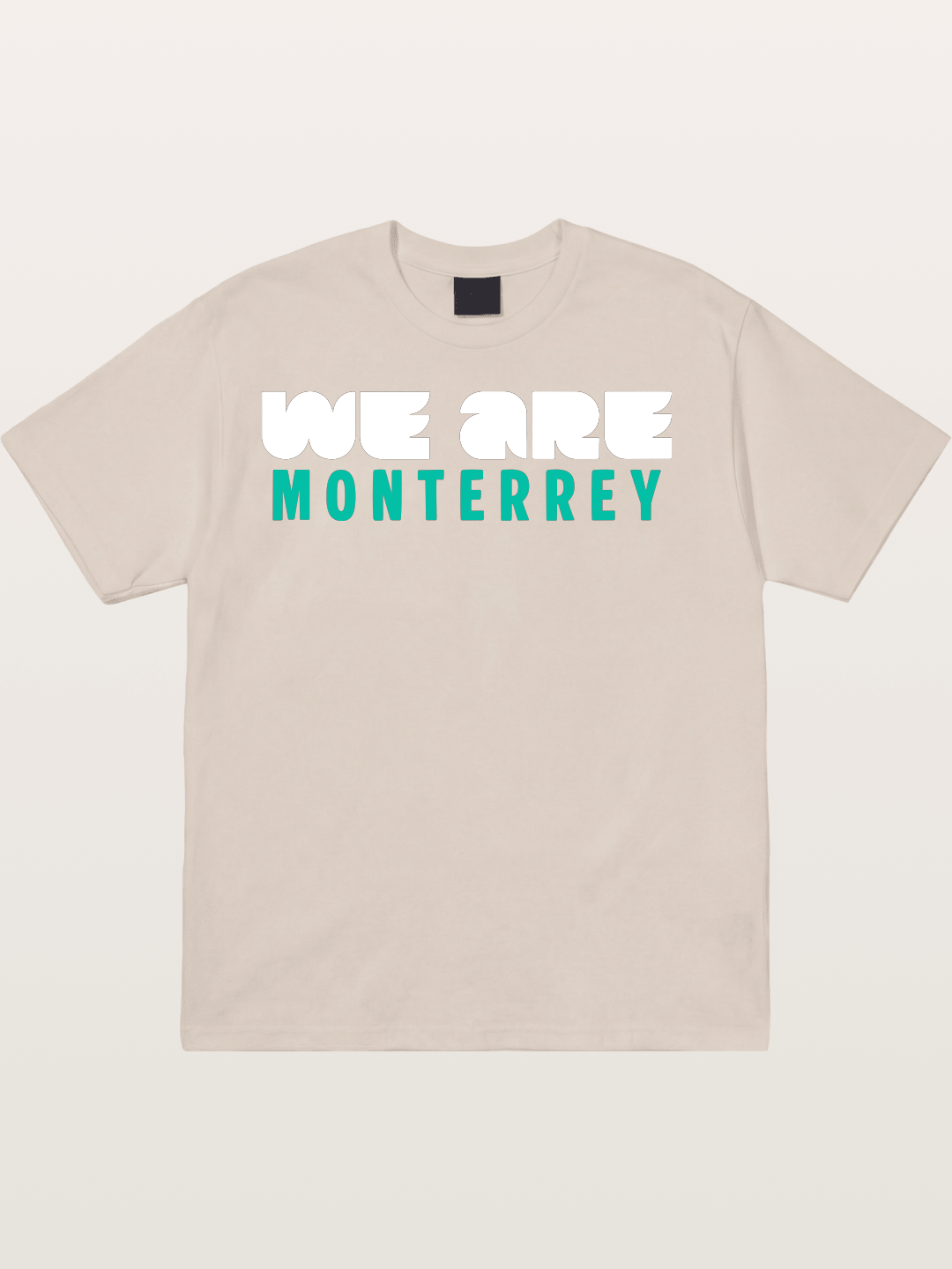 Monterrey Teal Bold Sticker Cotton T-shirt