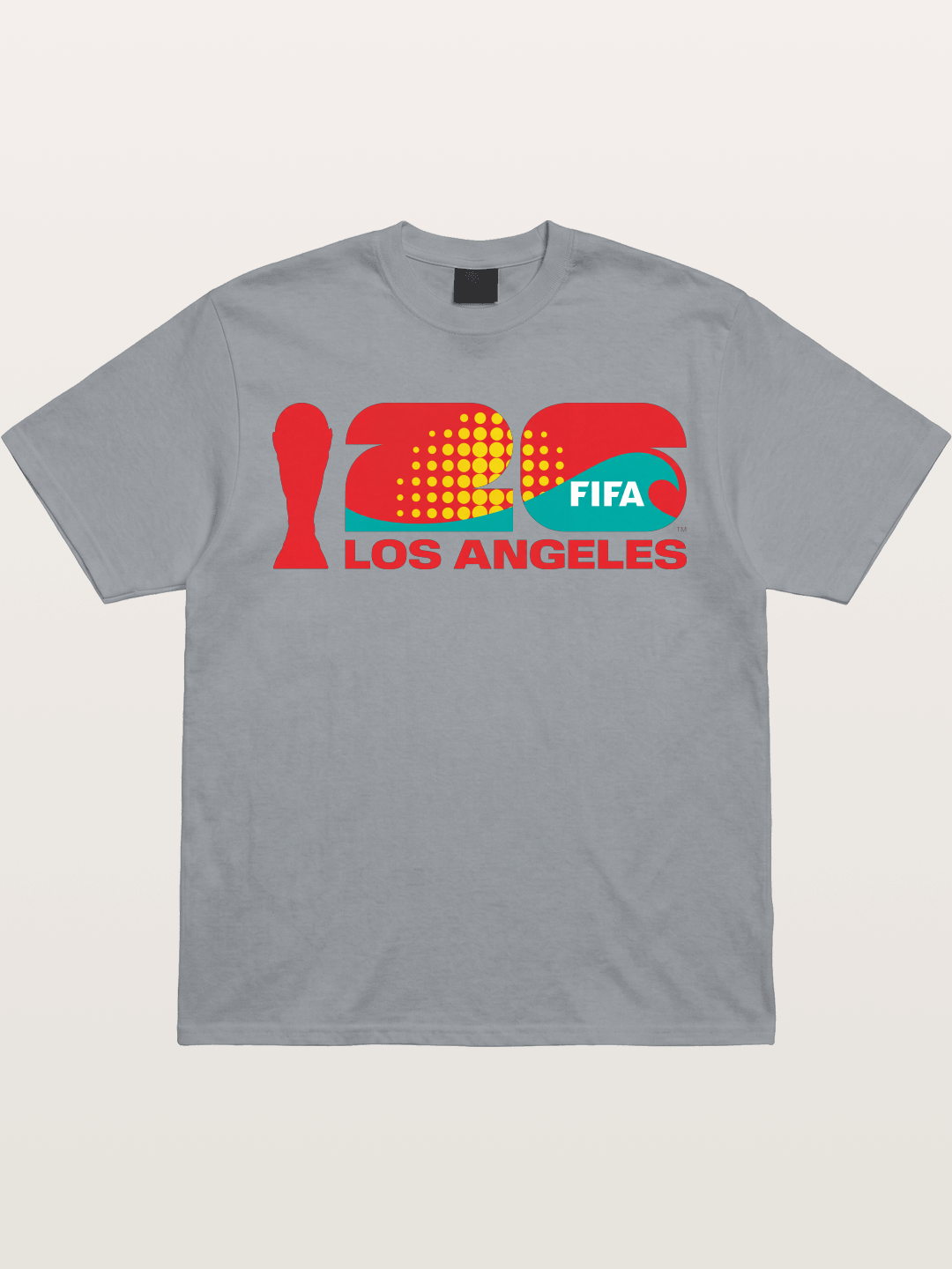 LA WC 2026 Geometric Dot Logo Gildan T-shirt