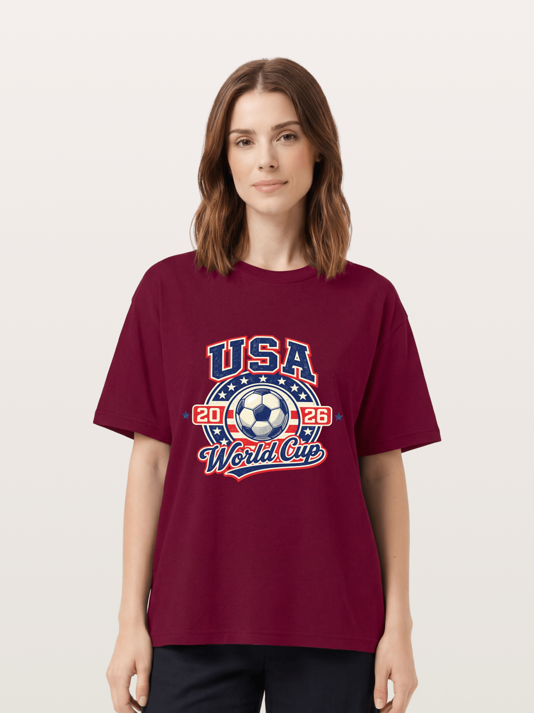 USA World Cup 2026 Retro Badge Gildan T-shirt