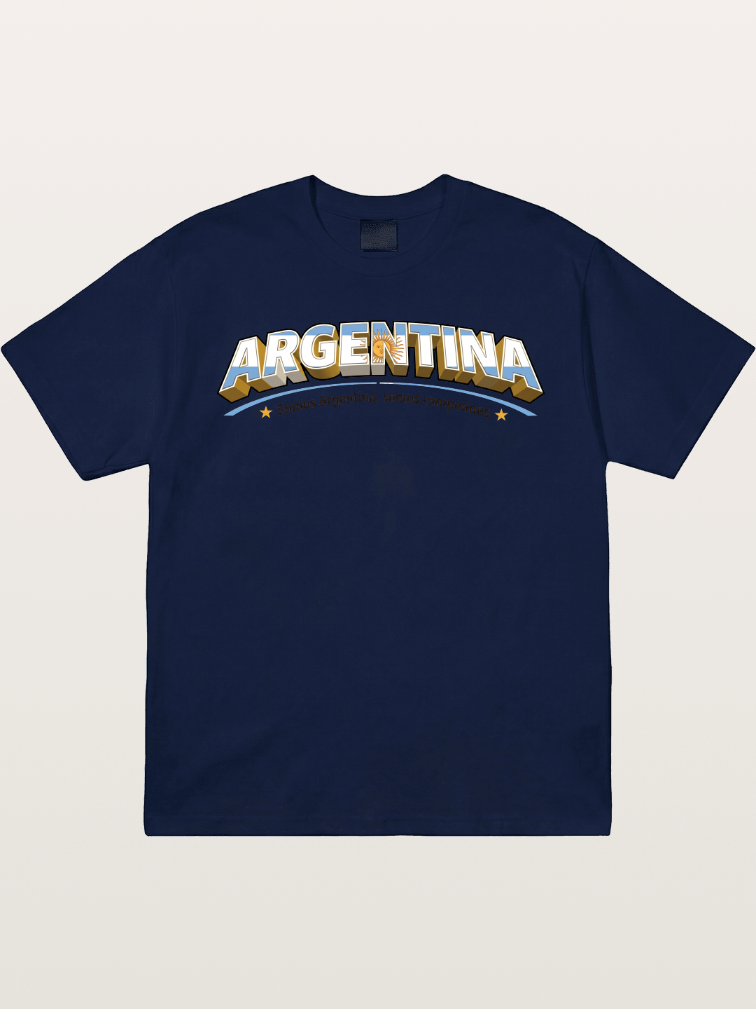 Argentina Retro Team Logo WC Gildan T-shirt