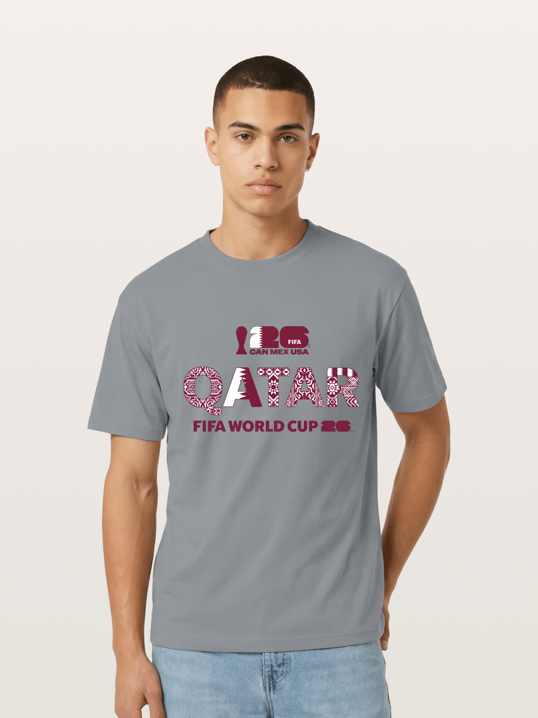 Qatar 2026 Geometric Ornament Art Gildan T-shirt