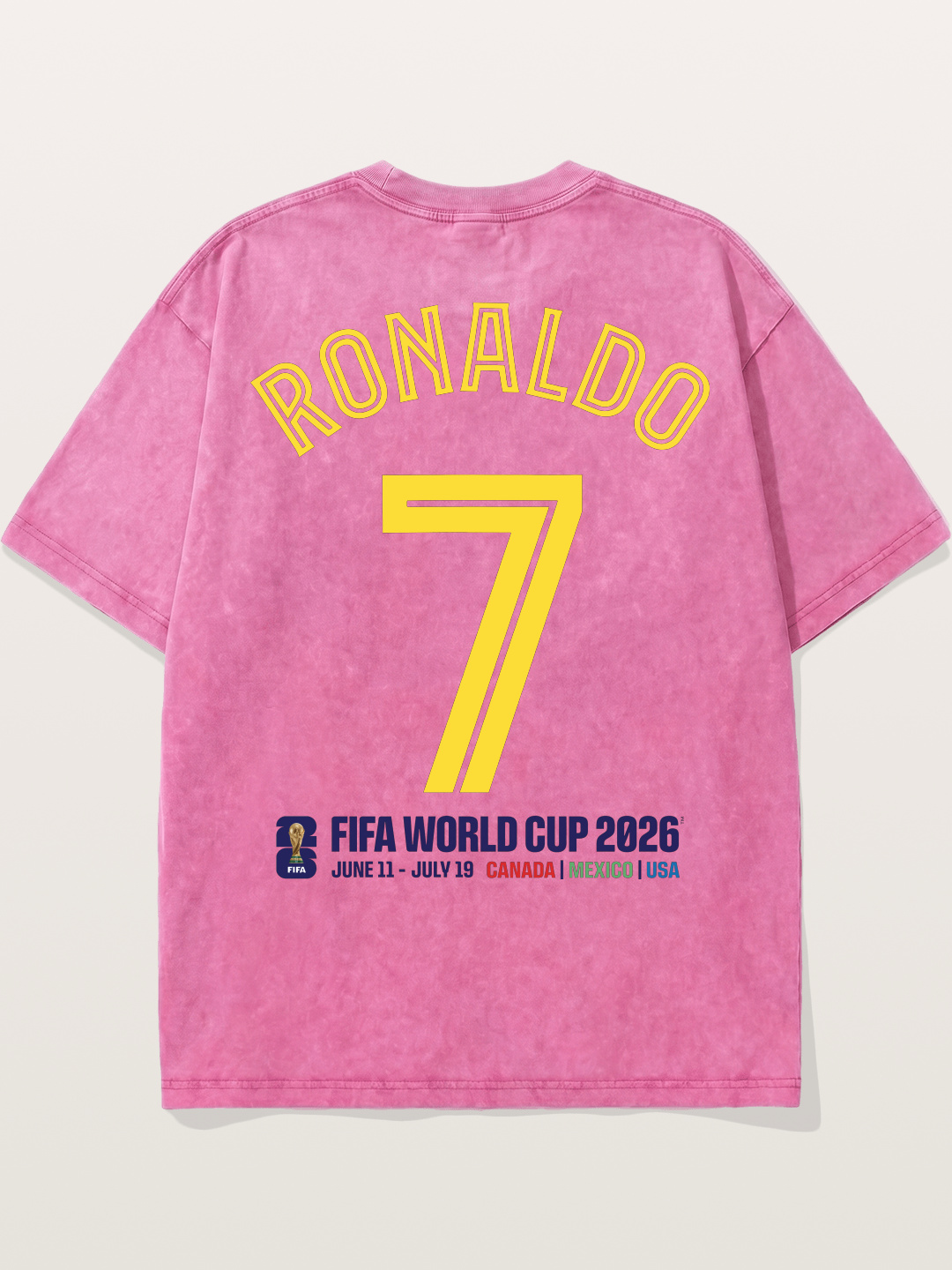 Ronaldo 7 World Cup 2026 Washed T-shirt