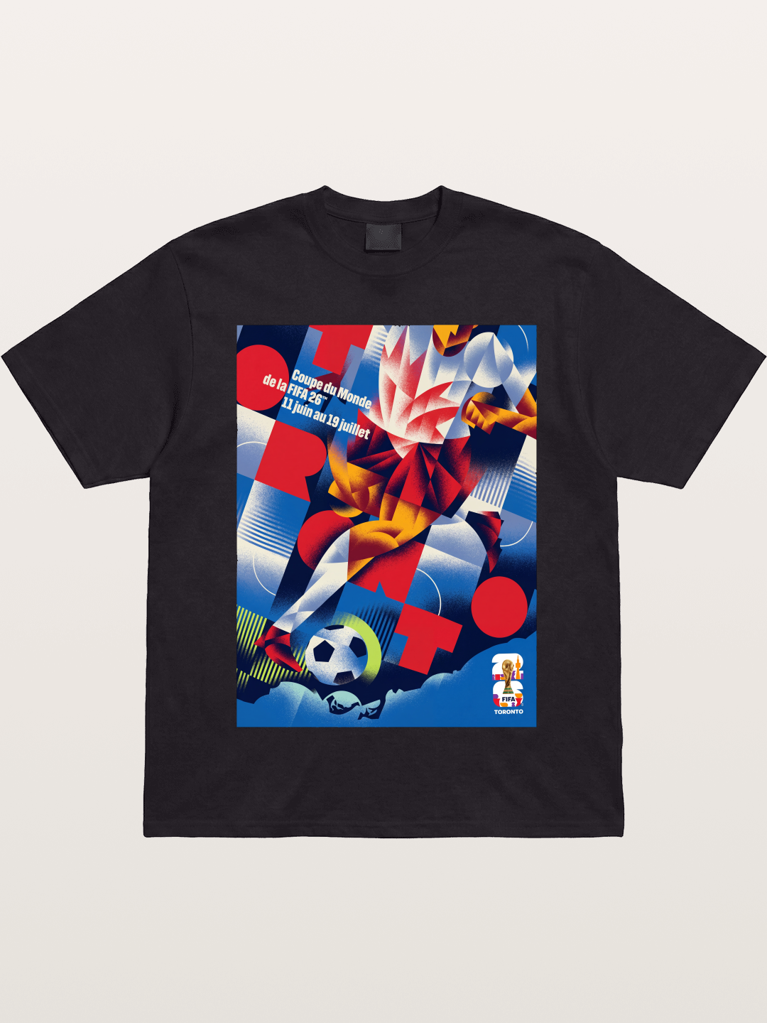 Canada WC 2026 Soccer Player Abstract Gildan T-shirt