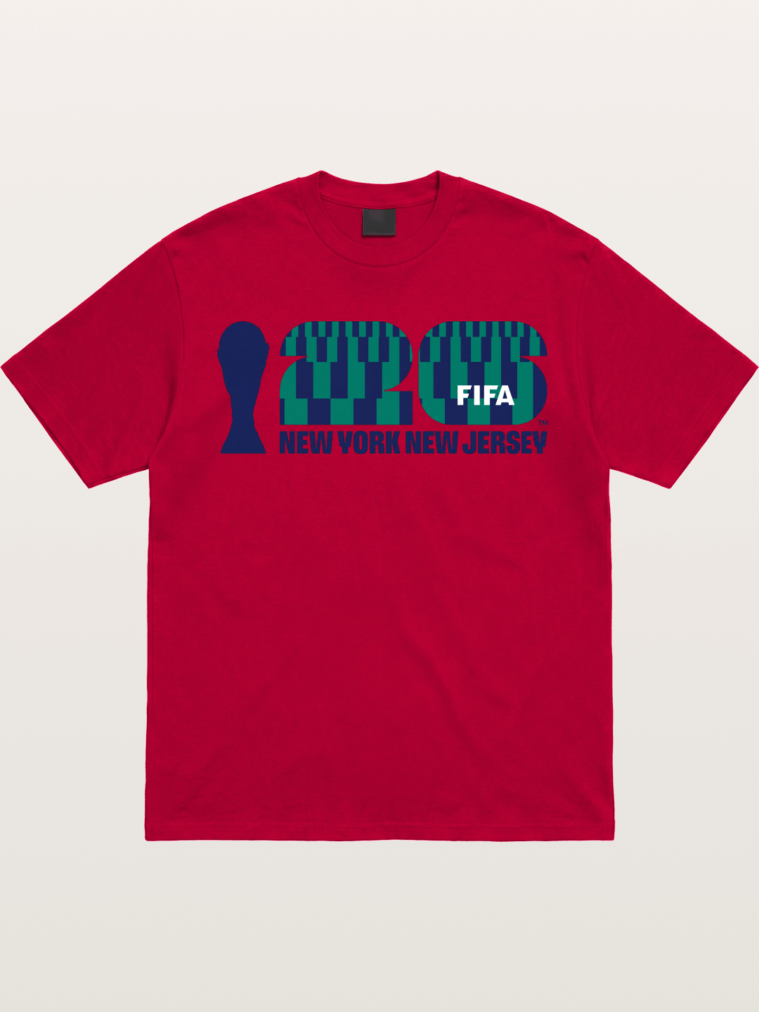 NYNJ WC 2026 Blue Geometric Logo Gildan T-shirt