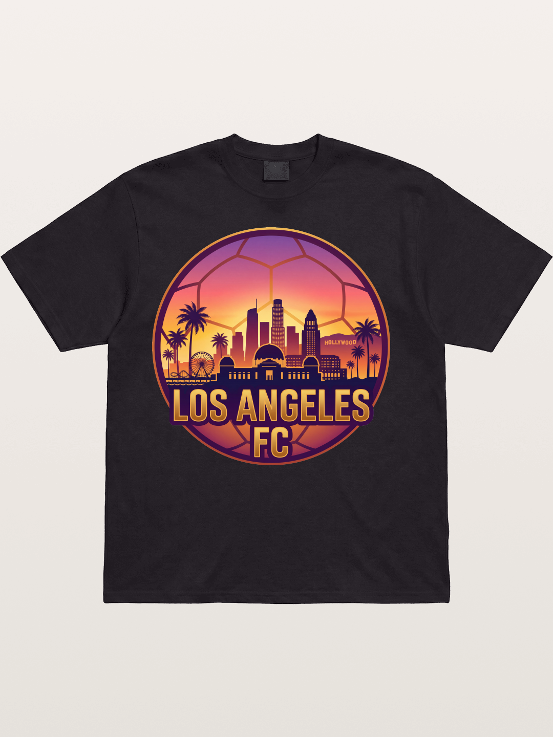 LA FC Sunset City Skyline Cotton T-shirt