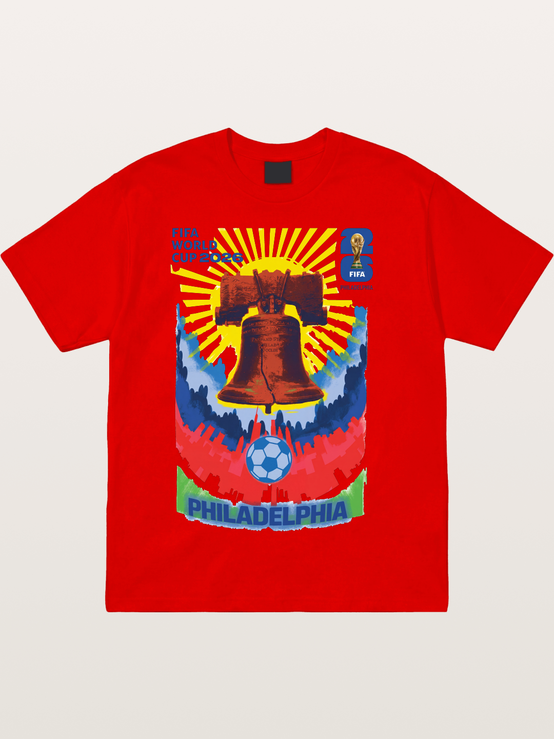 Philadelphia WC 2026 Liberty Bell Cotton T-shirt