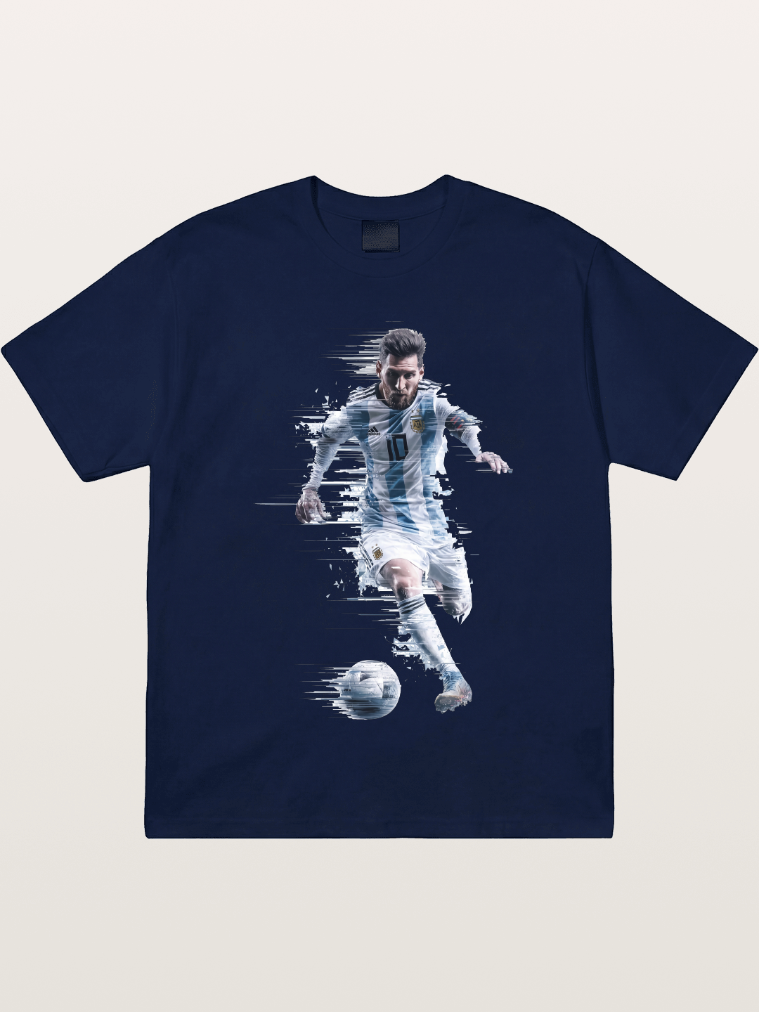 Messi Motion Blur Graphic Gildan T-shirt