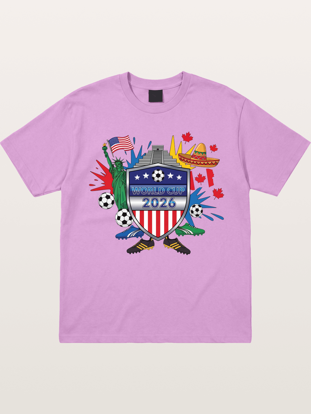 USA Mexico Canada WC Shield Gildan T-shirt
