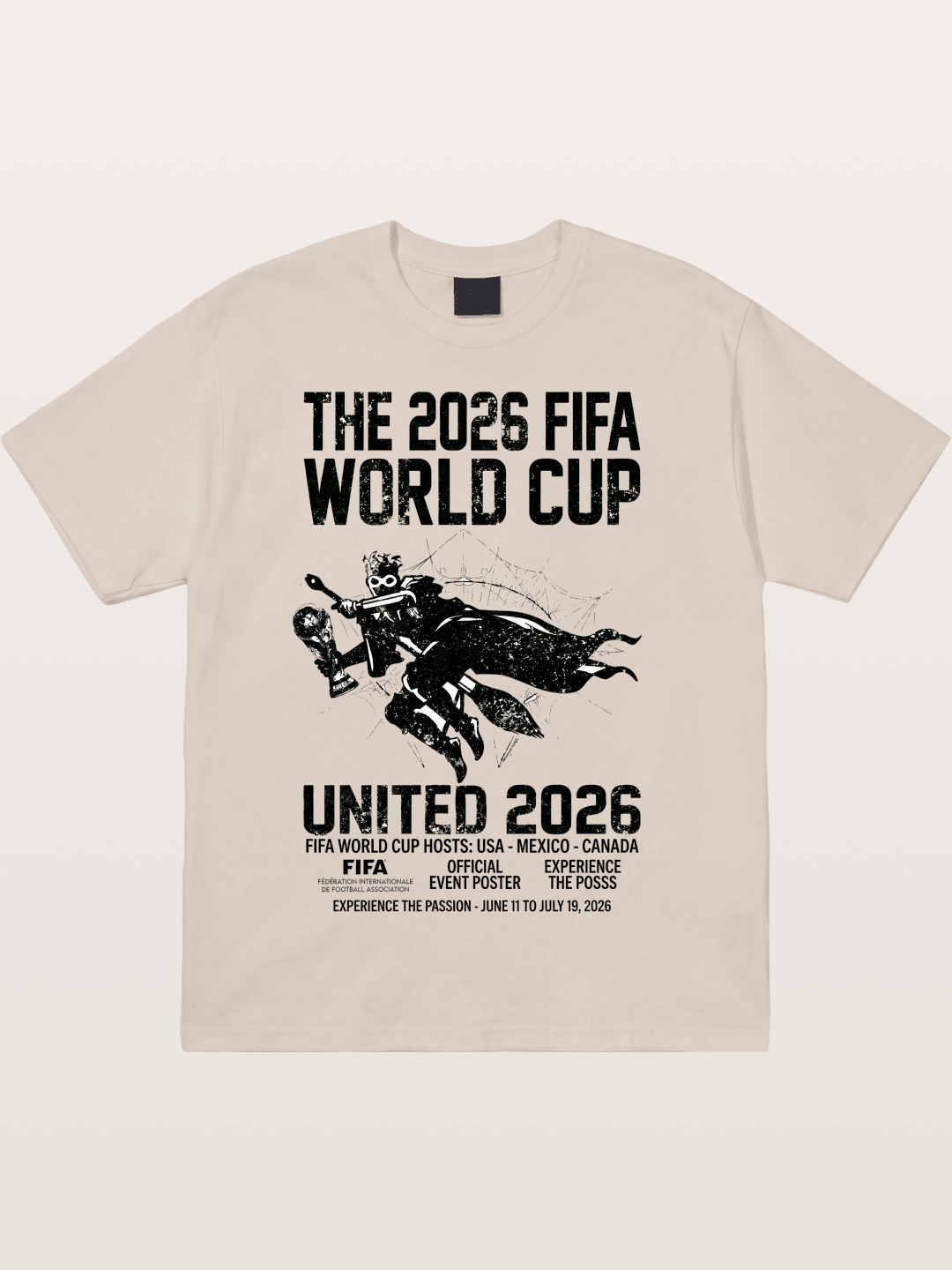 2026 World Cup Rider Poster Cotton T-shirt
