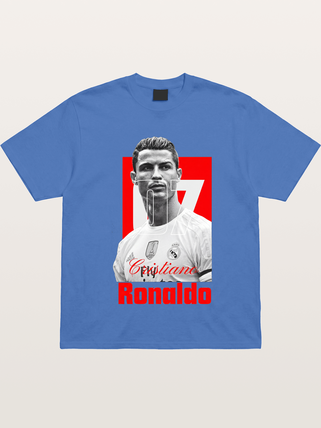 Ronaldo Real Madrid Number 7 Gildan T-shirt