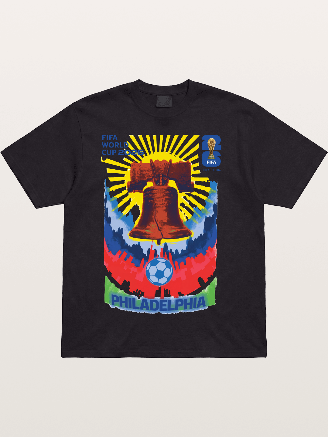 Philadelphia WC 2026 Liberty Bell Cotton T-shirt