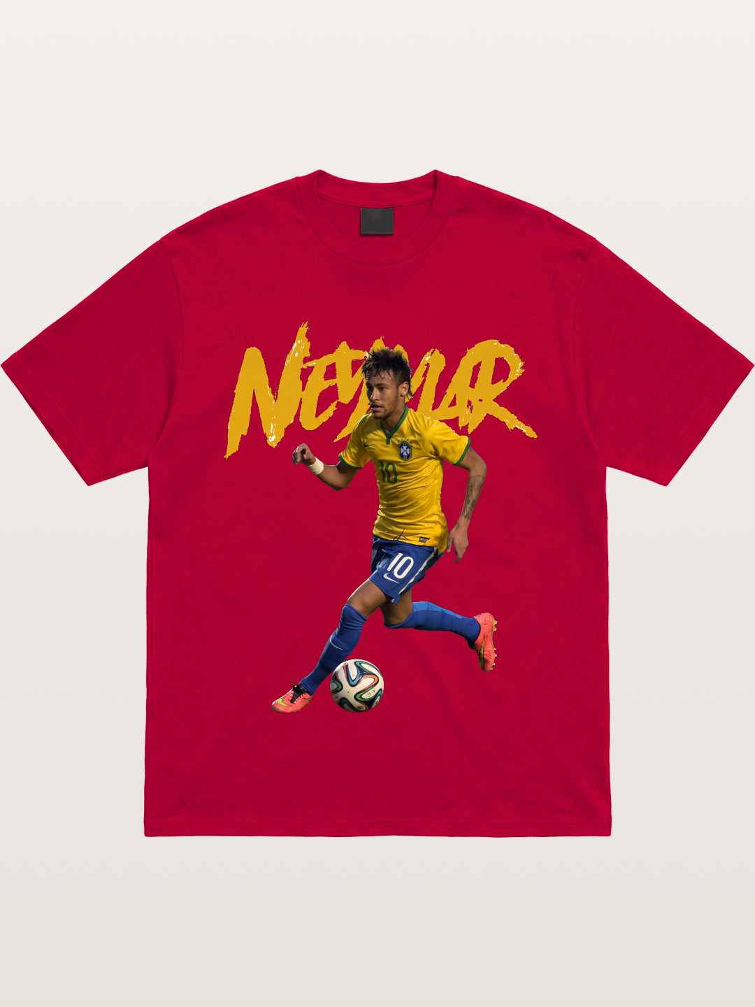 Neymar Brazil Brushstroke Art Gildan T-shirt