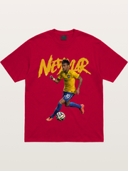 Neymar Brazil Brushstroke Art Gildan T-shirt