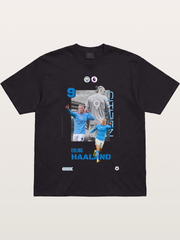 Haaland City Montage Print Gildan T-shirt