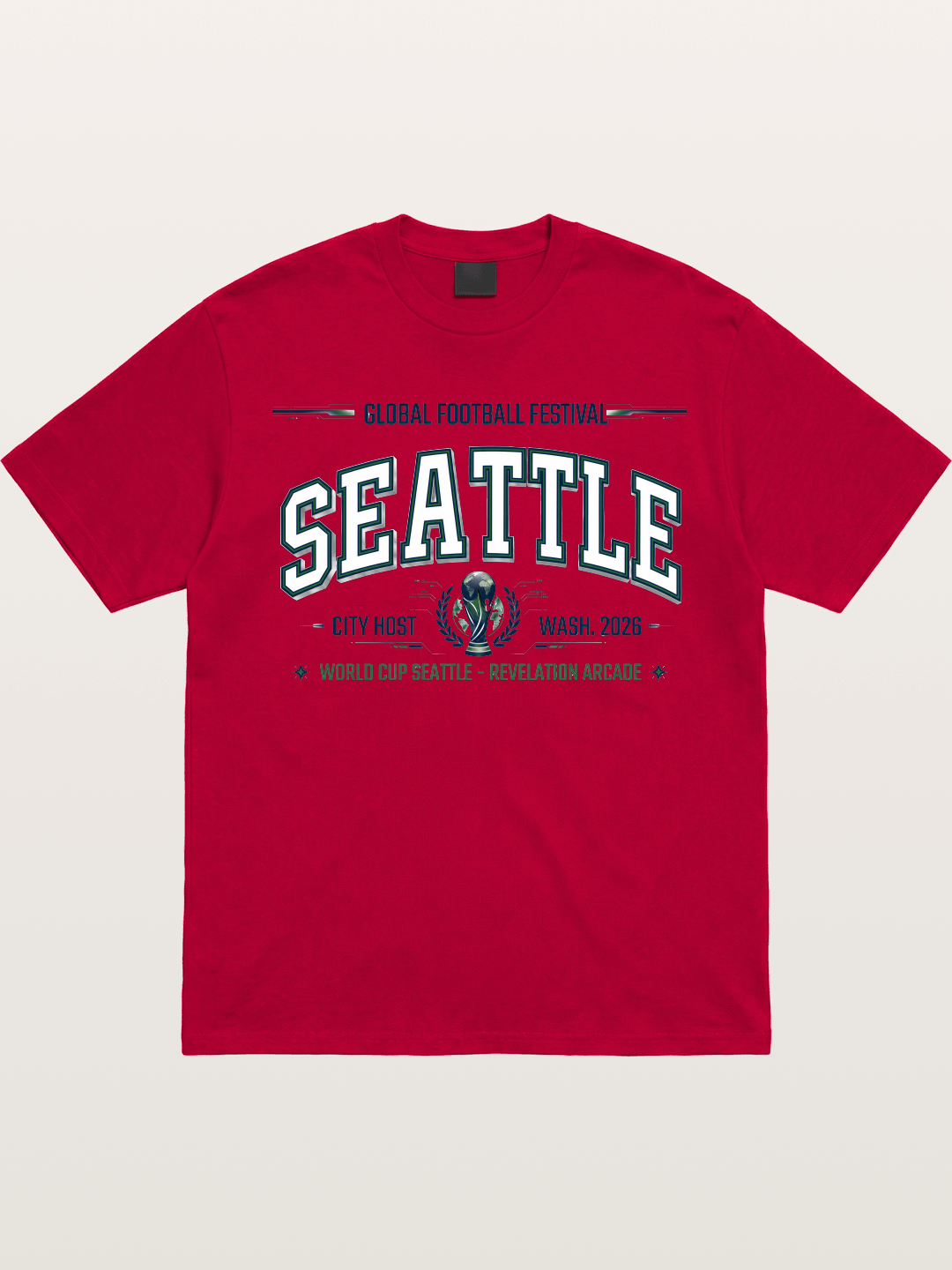 Seattle 2026 WC Host Print Gildan T-shirt