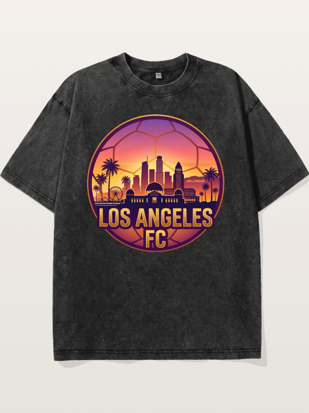 LA FC Sunset City Skyline Washed T-shirt