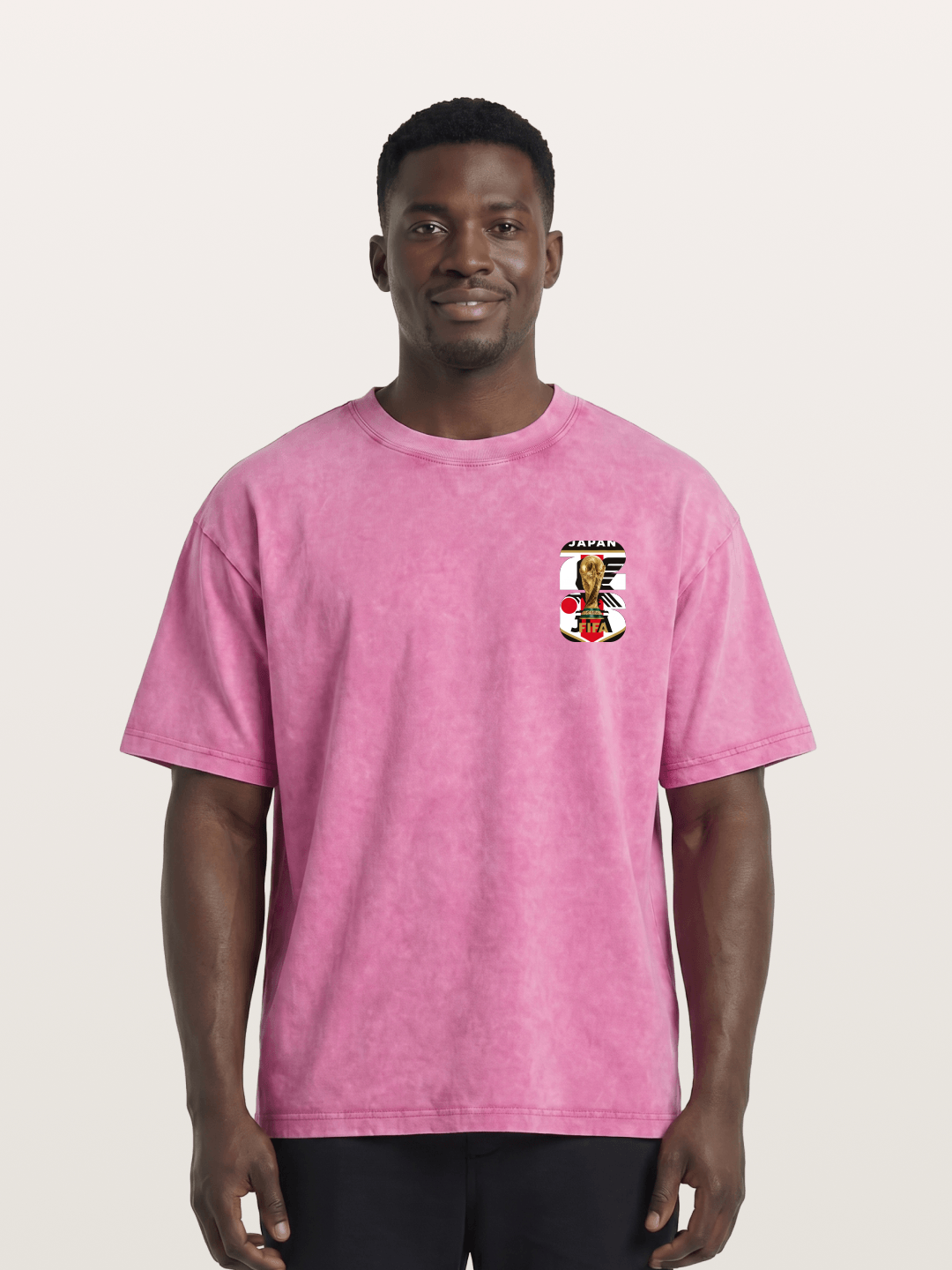 Japan World Cup Trophy Crest Washed T-shirt