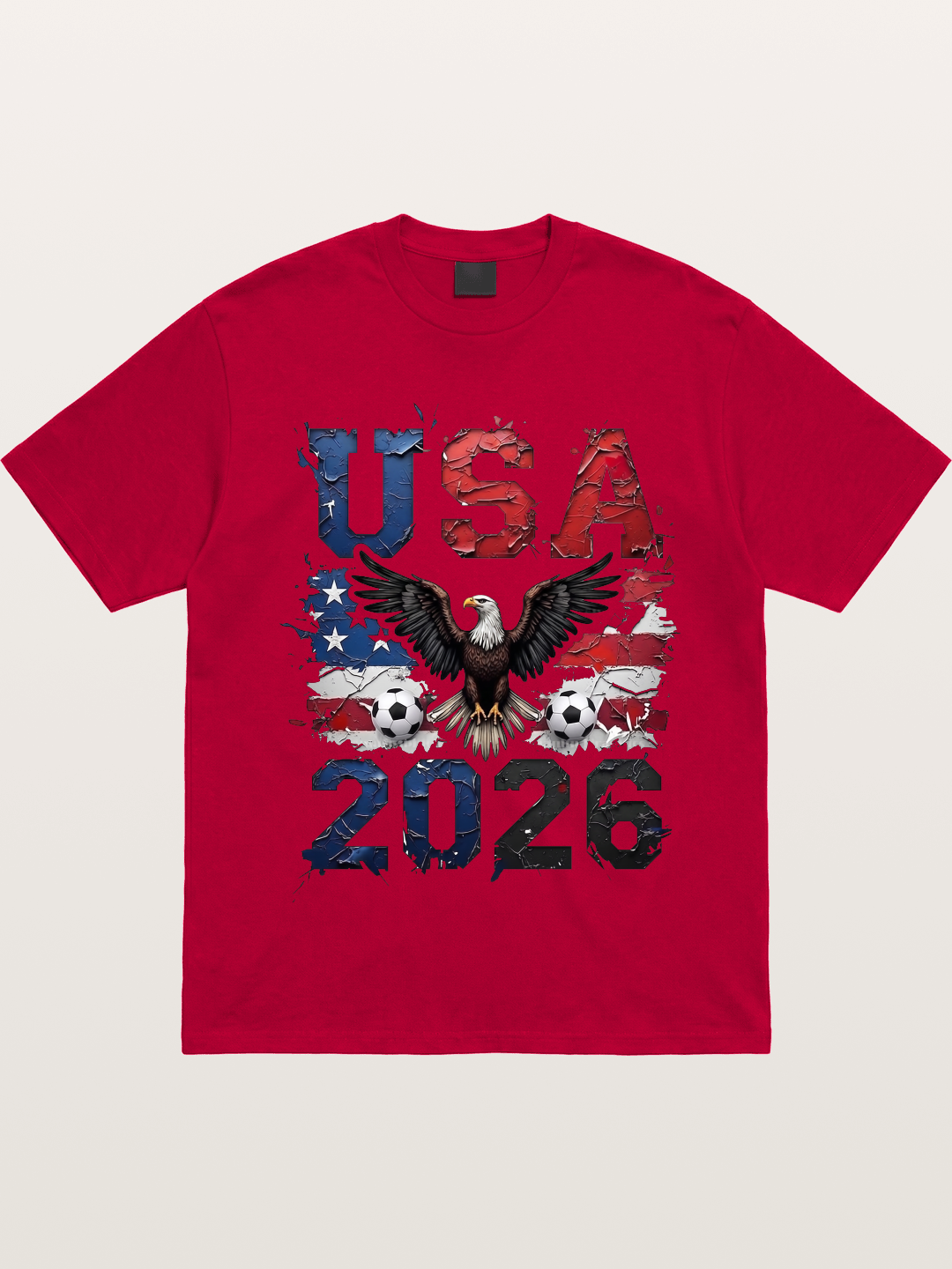USA 2026 Bald Eagle Soccer Design Gildan T-shirt