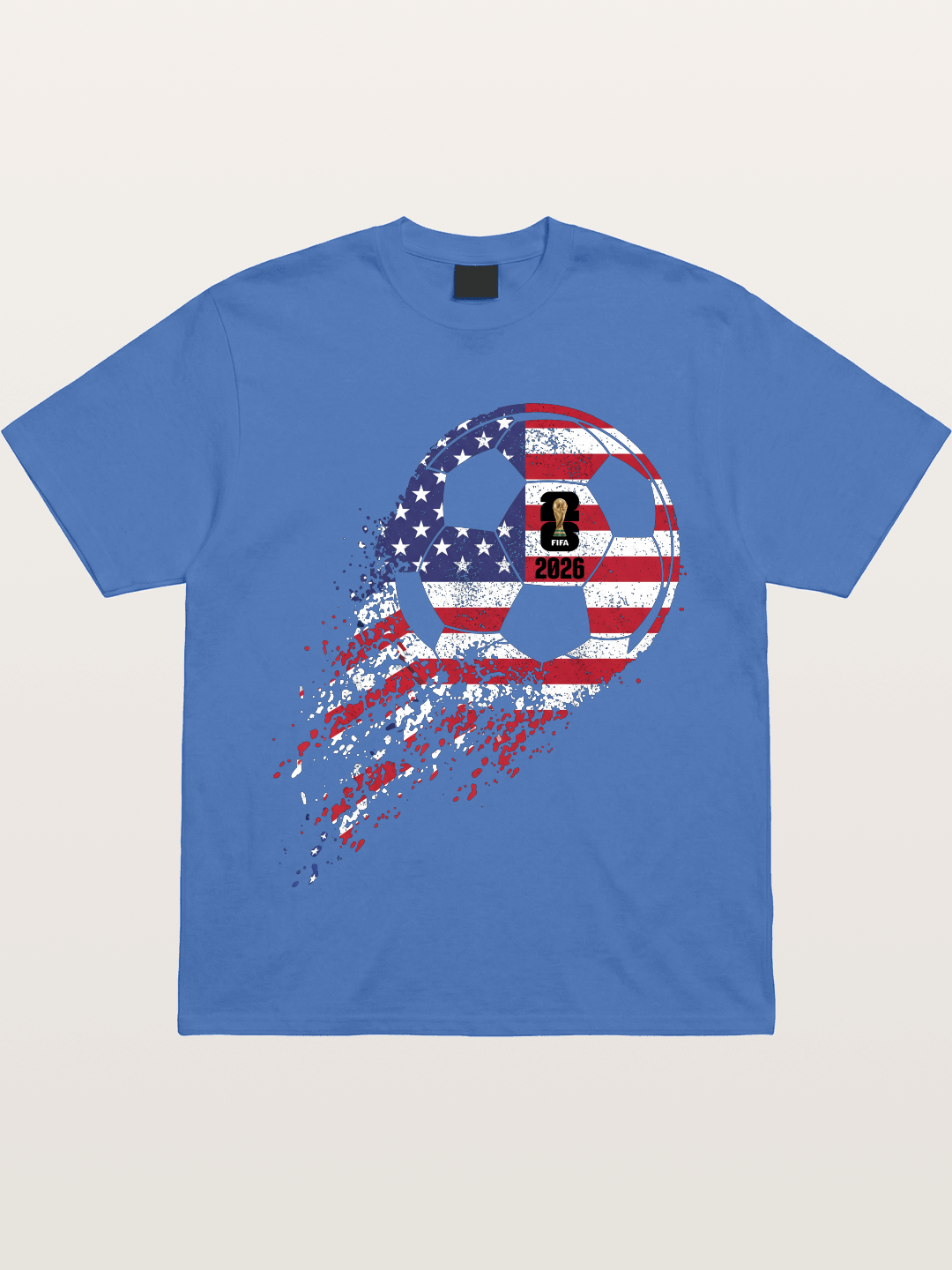 American Flag WC 2026 Ball Gildan T-shirt