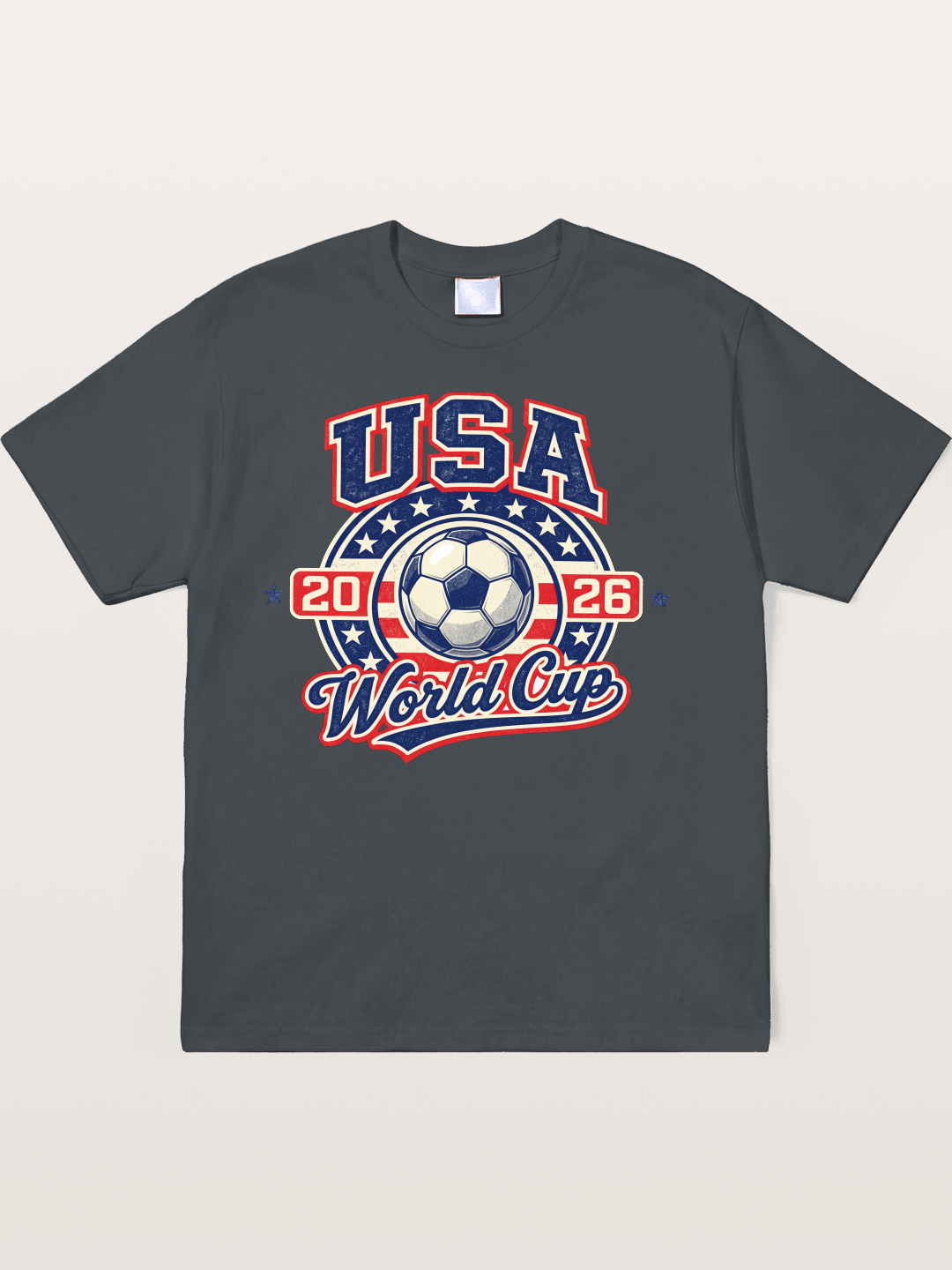 USA World Cup 2026 Retro Badge Soft-Stay T-shirt