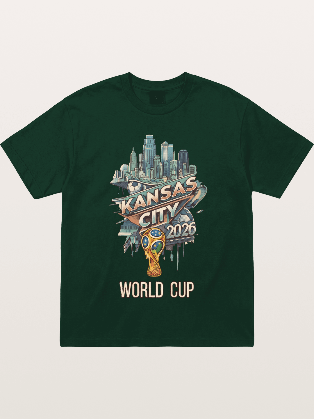 KC World Cup 2026 Emblem Gildan T-shirt